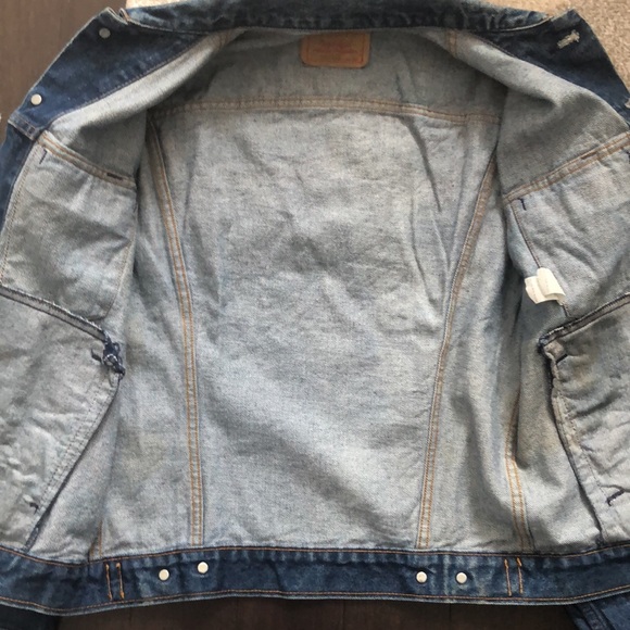 EUC LEVI’S vintage red tab jean jacket sz 38R - Picture 7 of 11